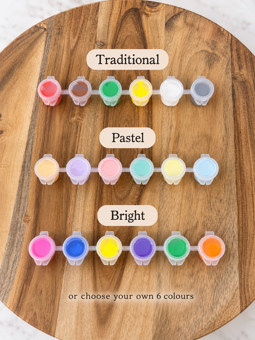 Fairy house trinket box - Plaster painting kit