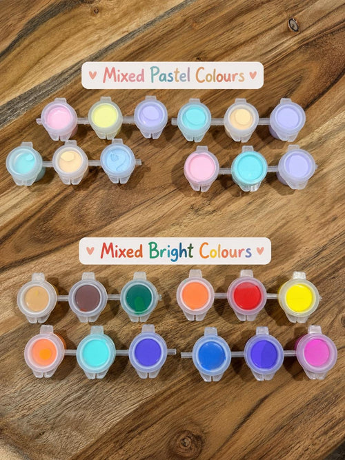 Set of 10 animal themed plaster painting party favors